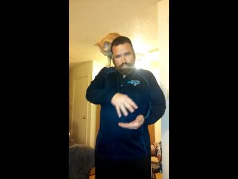 I learning sign language