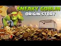 Clash of Clans Story - How a Regular Goblin became the SNEAKY Goblin | Sneaky Goblin Origin Story!
