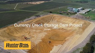 Hunter Bros. Earthmovers - Currency Creek 300ML Storage Dam Project