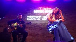 Tate McRae - run for the hills acoustic live at YouTube Music Nights in Lafayette London