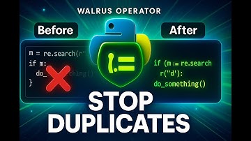 Python Walrus Operator (:=): Stop Repeating Work #python  #regex #pythonprogramming #coding