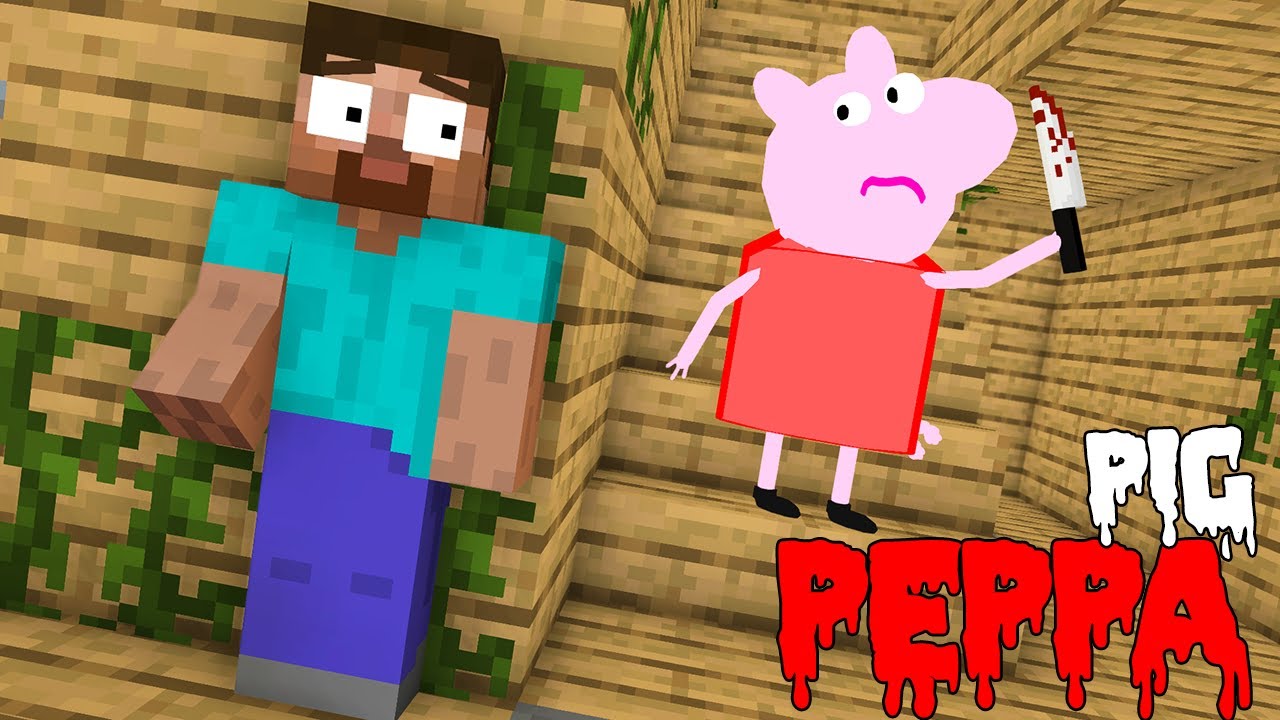 Monster School : Peppa Pig Horror Challenge - Minecraft Animation
