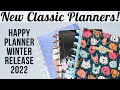 New Classic Undated Happy Planners! Winter Release 2022 Haul - Wellness, Checklist, Homebody