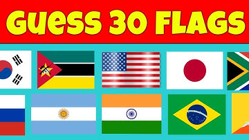 Can You Guess All 30 Flags? 🌍 | Ultimate Flag Quiz Challenge