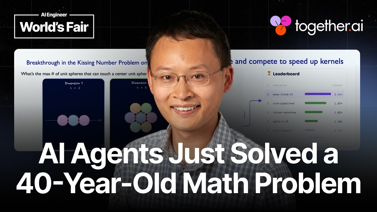 Einstein Arena: Harnessing Collective Agent Intelligence for Open Science — James Zou, Together AI thumbnail