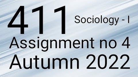 AIOU Code 411 Solved Assignment No.4 Autumn 2022 #aiou #aiousolveassignments