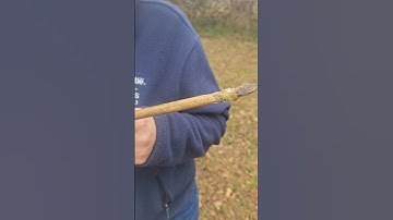 Old Copper Culture Style Atlatl Dart Point- full video on how irs made in my videos #survival