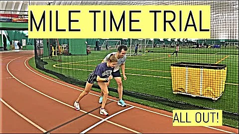 MILE TIME TRIAL ft. the largest indoor track in the world