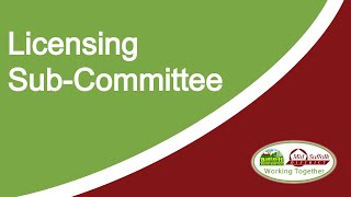 Babergh Licensing Sub-Committee - 26/04/2024