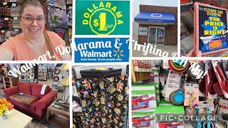 Running errands in town! Walmart, Dollarama & Thrifting Oh My!Walmart & thrift store haul!