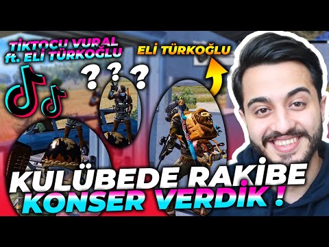 ELİ TÜRKOĞLU İLE KULÜBEDE RAKİPLERE KONSER VERDİK! YARGIYI AÇTIK! Pubg mobile