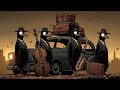 Penguins Drive Into Autumn Twilight – Jazz for Motivation & Steady Work