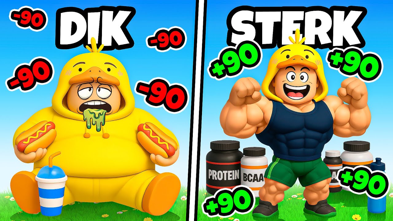 Van DIK Naar MEGA GESPIERD In Roblox!