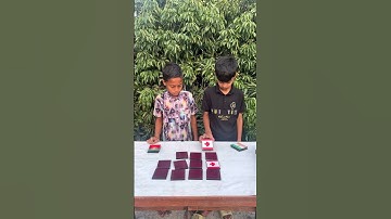 Sultan or Shakibul playing amazing memory matching game. #funny #shorts #funwithbrotherz