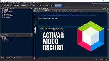 Apache Netbeans | Modo Oscuro - Dark Mode Theme