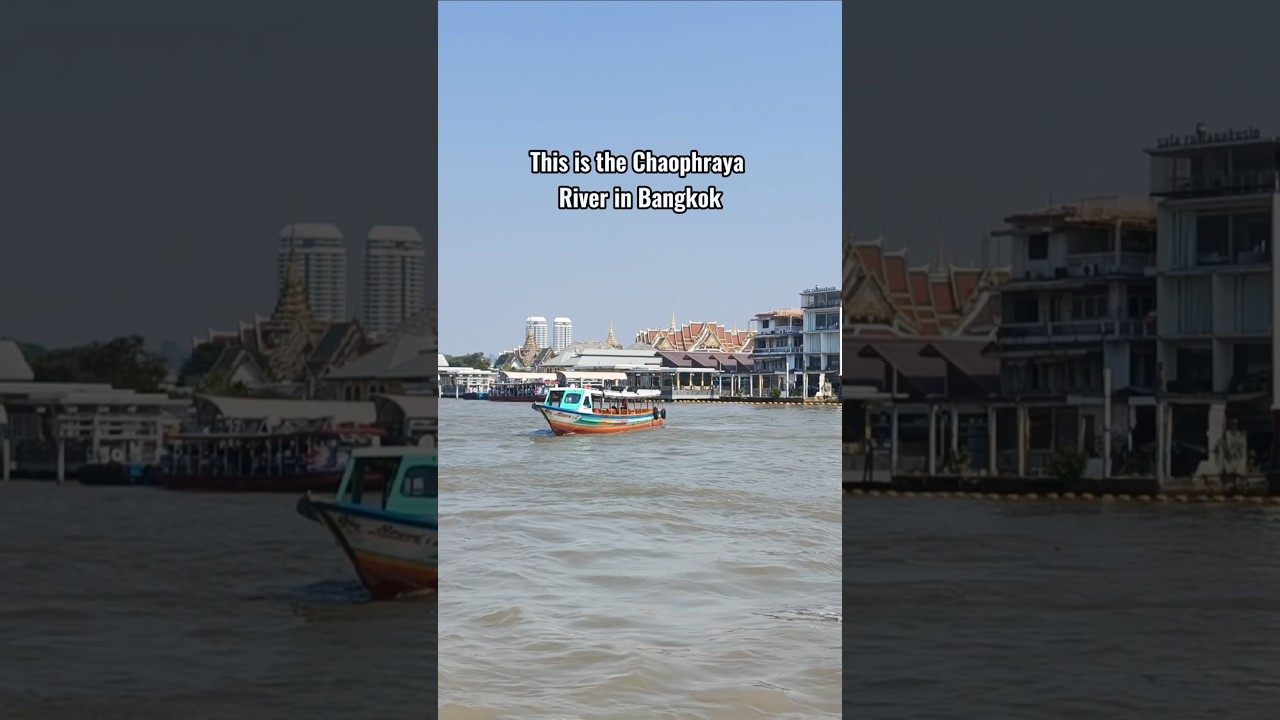 The River that Humans Made, Chaophraya River. #thailand #travel #vacation #bangkok #history