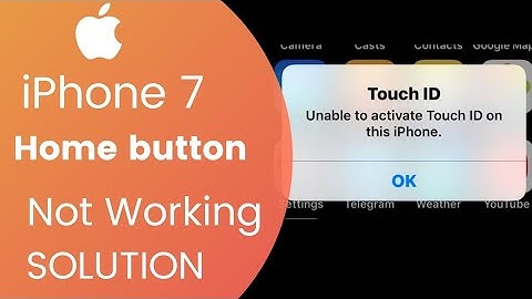 iPhone 7 Home button Touch id not working | solution | Hindi | BSAS Mobile Service