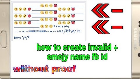 How to create invalid + emojy + colour changing name Facebook account without proof ||AHMII TECH||