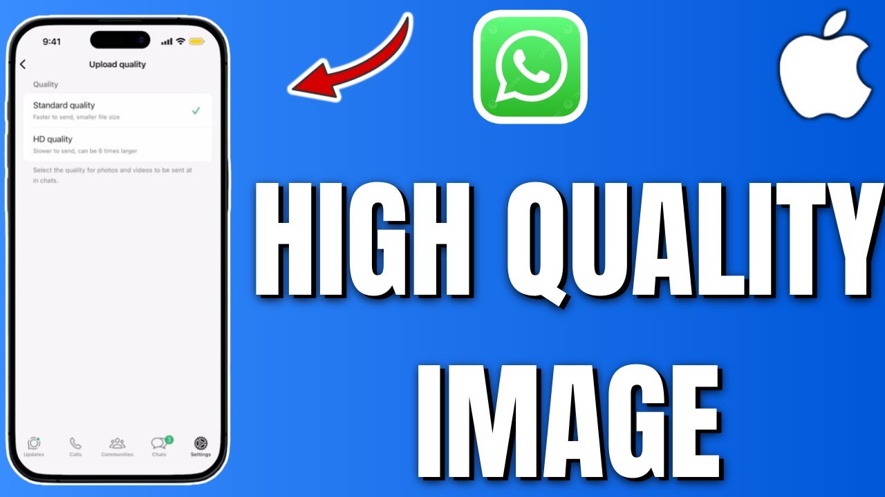 Как загрузить высококачественное изображение в WhatsApp (2025)