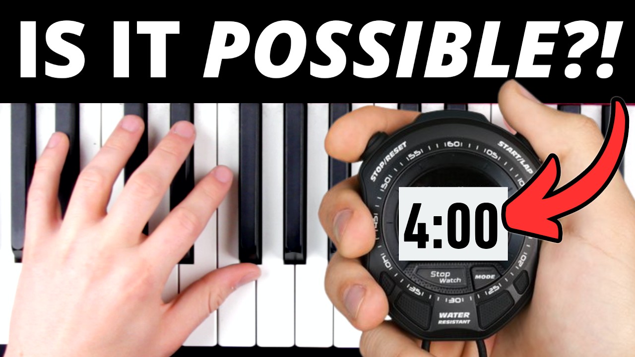 Cover I Bet You $1,000,000 You Can Learn Piano in 4 Minutes