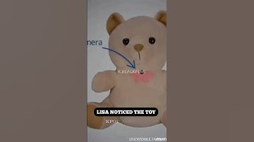 A Video Is Being Viral Of Lisa Returning A Teddy Bear With A Hidden Camera #shorts #blackpink #lisa