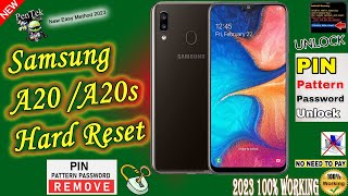 Samsung A20/A20S Hard Reset | Pin - Pattern - Password Unlock | Without Pc 2023 @pentekfrp