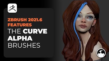 ZBrush 2021.6 Curve Alphas brushes