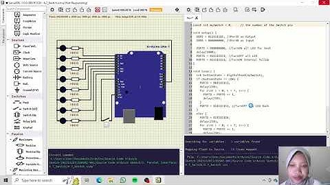 Simulation Switch in SimulIDE with Arduino Uno