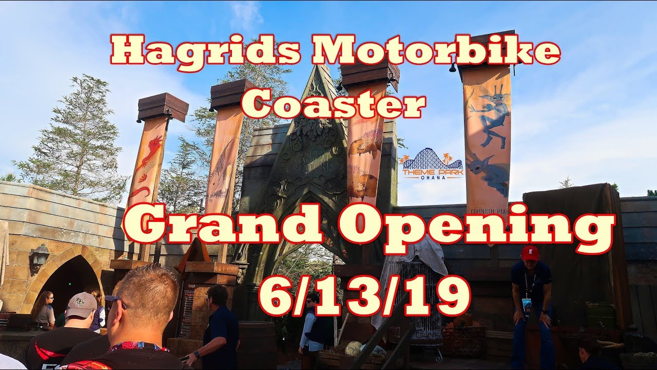 Universal's Hagrids Motorbike Coaster - GRAND OPENING - June 13 2019 ...