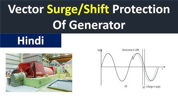 Vector surge Protection/vector shift Protection of generator in Hindi