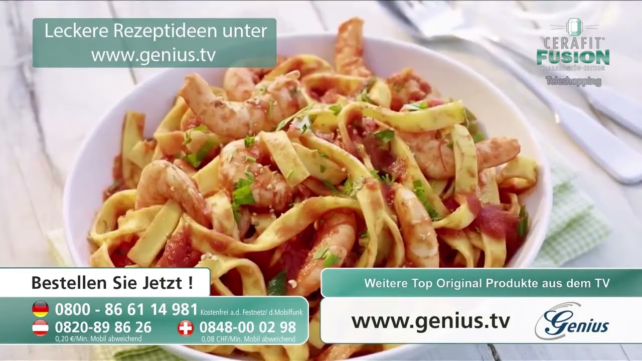 GENIUS / Cerafit Fusion - TV Angebot 