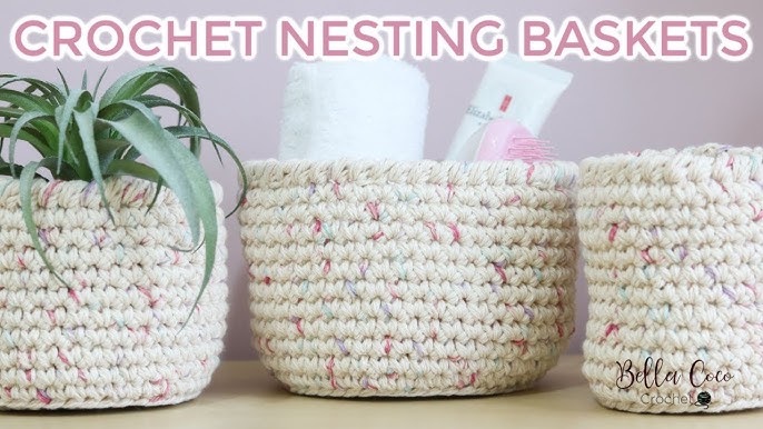 Multifunctional Crochet Baskets – 1001 Patterns