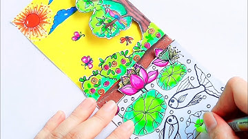 SẢN PHẨM MĨ THUẬT VỚI CÁC LỚP CẢNH/Mĩ Thuật Lớp 4/tranh phong cảnh/@emvesacmau 