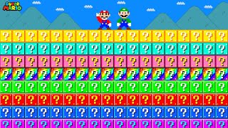 Super Mario Bros. but there are More Custom Lucky Blocks | Game Animation