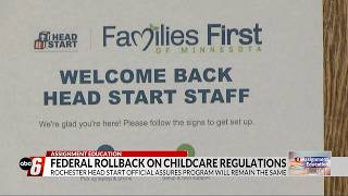 Rochester Head Start says program will remain the same despite federal rollback