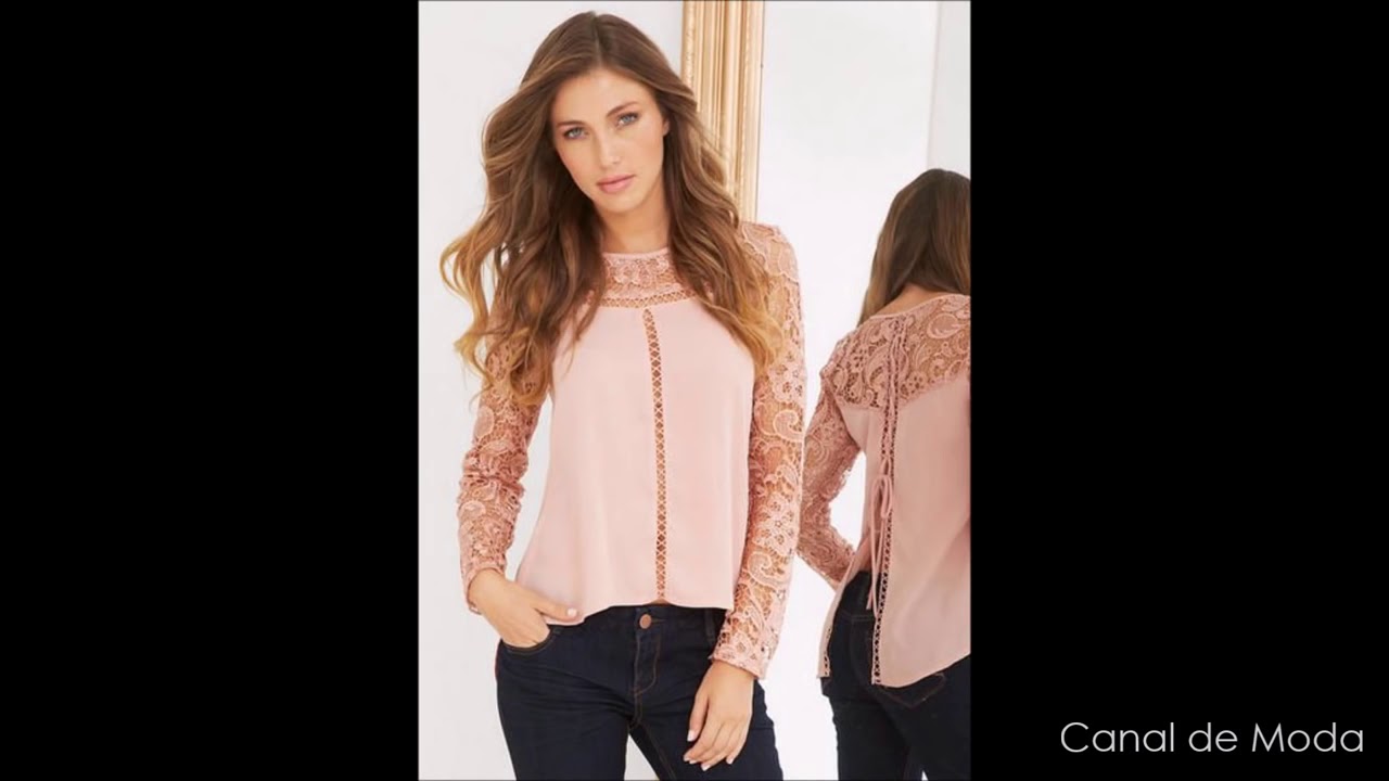 ¡Blusas elegantes para dama! 2017| CONTENT TUMBLR