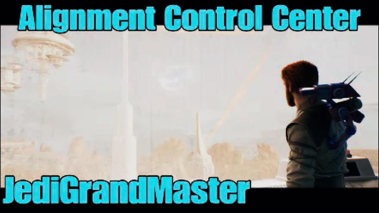 Jedi Survivor Alignment Control Center PS5 JediGrandMaster YouTube