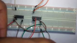 Half adder implementation with a bread board(হাফ অ্যাডার) Wealth