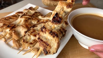 Try these Chicken Skewers Made in 5 Minutes | Served with an Addictive Peanut Butter Sauce❗️
