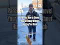 Parents: How to shovel snow without injuring your back
