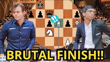 The Day Carlsen Crossed 2900 With a 26-Move Win vs Praggnanandhaa!