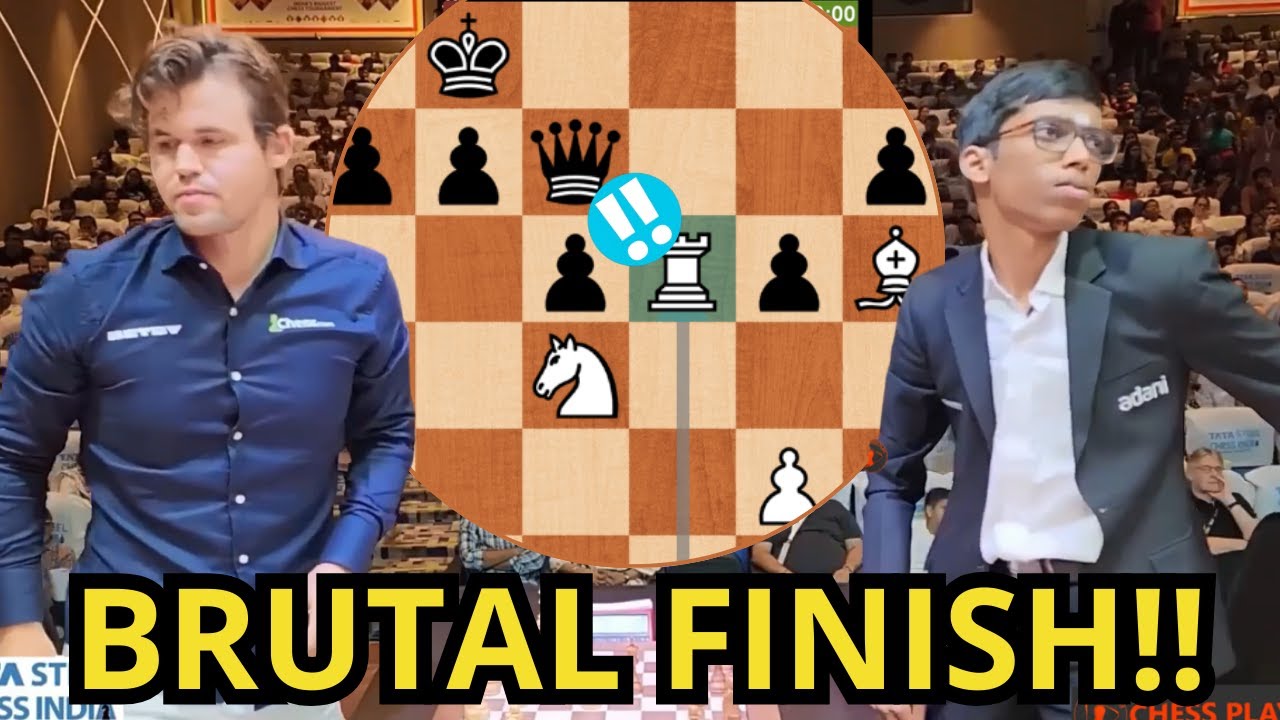The Day Carlsen Crossed 2900 With a 26-Move Win vs Praggnanandhaa!