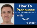 Difficult English Words to Pronounce - Feel, School