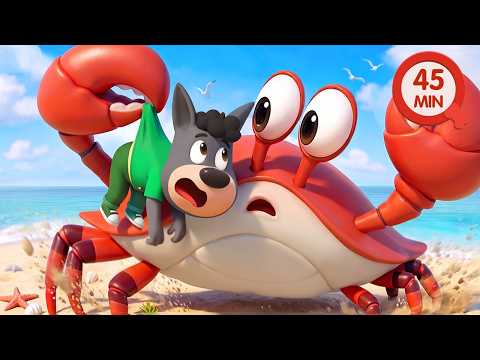 A Giant Crab | Protect the Environment | Good Habits | Cartoon | Sheriff Labrador