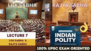 Rajya Sabha & Lok Sabha | Powers, Functions & Composition | M. Laxmikant #polity #gpsc  #upsc2025-26
