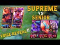 TOP 7 GUSION AND TOP 1 SUPREME FREYA 🔥 (VOICE REVEAL) | MLBB