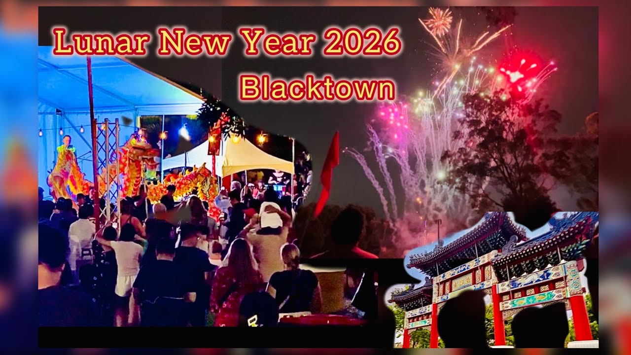 Lunar New Year 2026|Black town|Chinese Garden|Witnessed best fireworks & more …