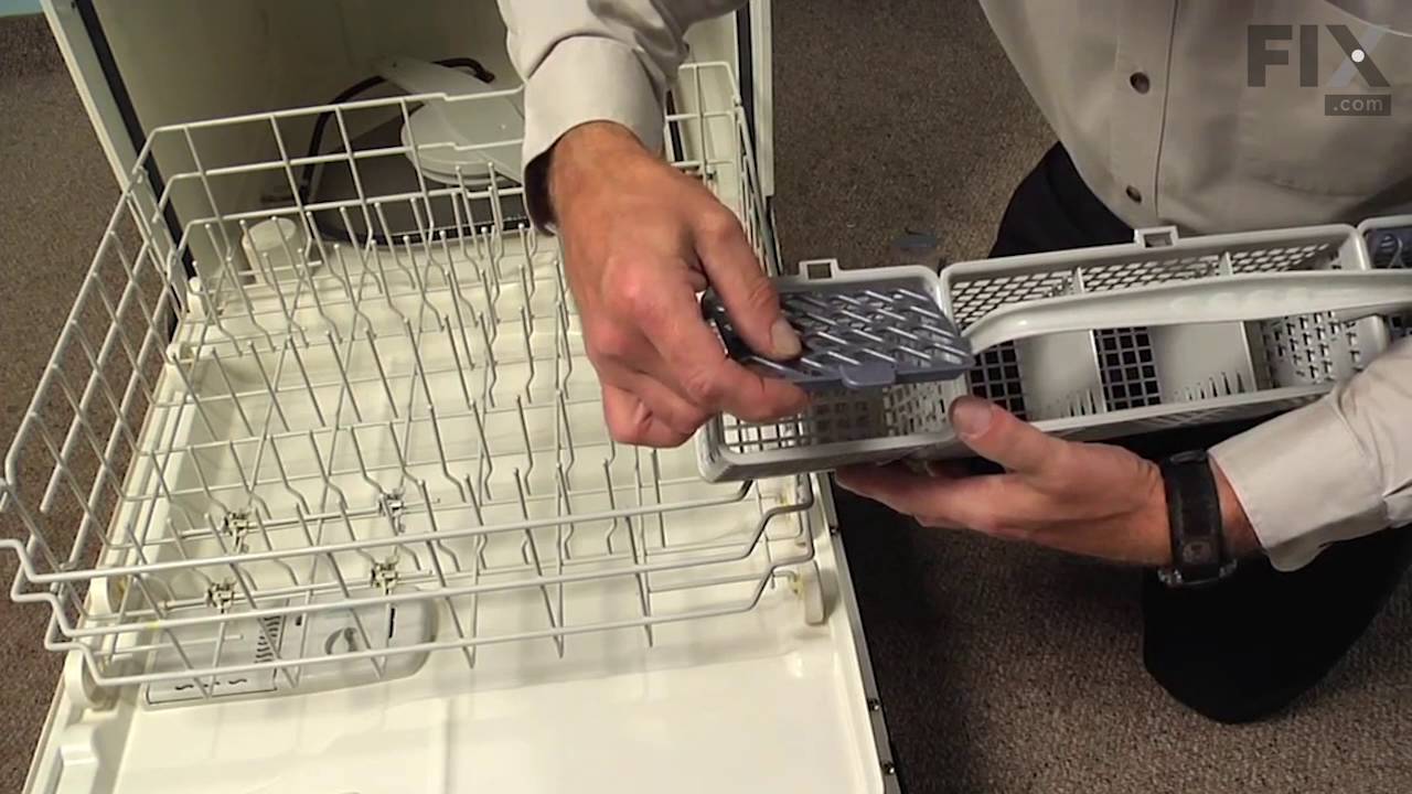 Dishwasher photo and guides: Miele Dishwasher Cutlery Basket Replacement