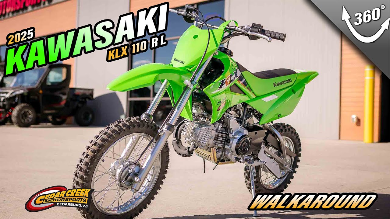 Walkaround | 2025 Kawasaki KLX®110R L - YouTube