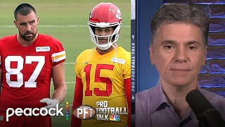 Patrick Mahomes, Jason Kelce weigh in on Chris Jones situation | Pro Football Talk | NFL on NBC